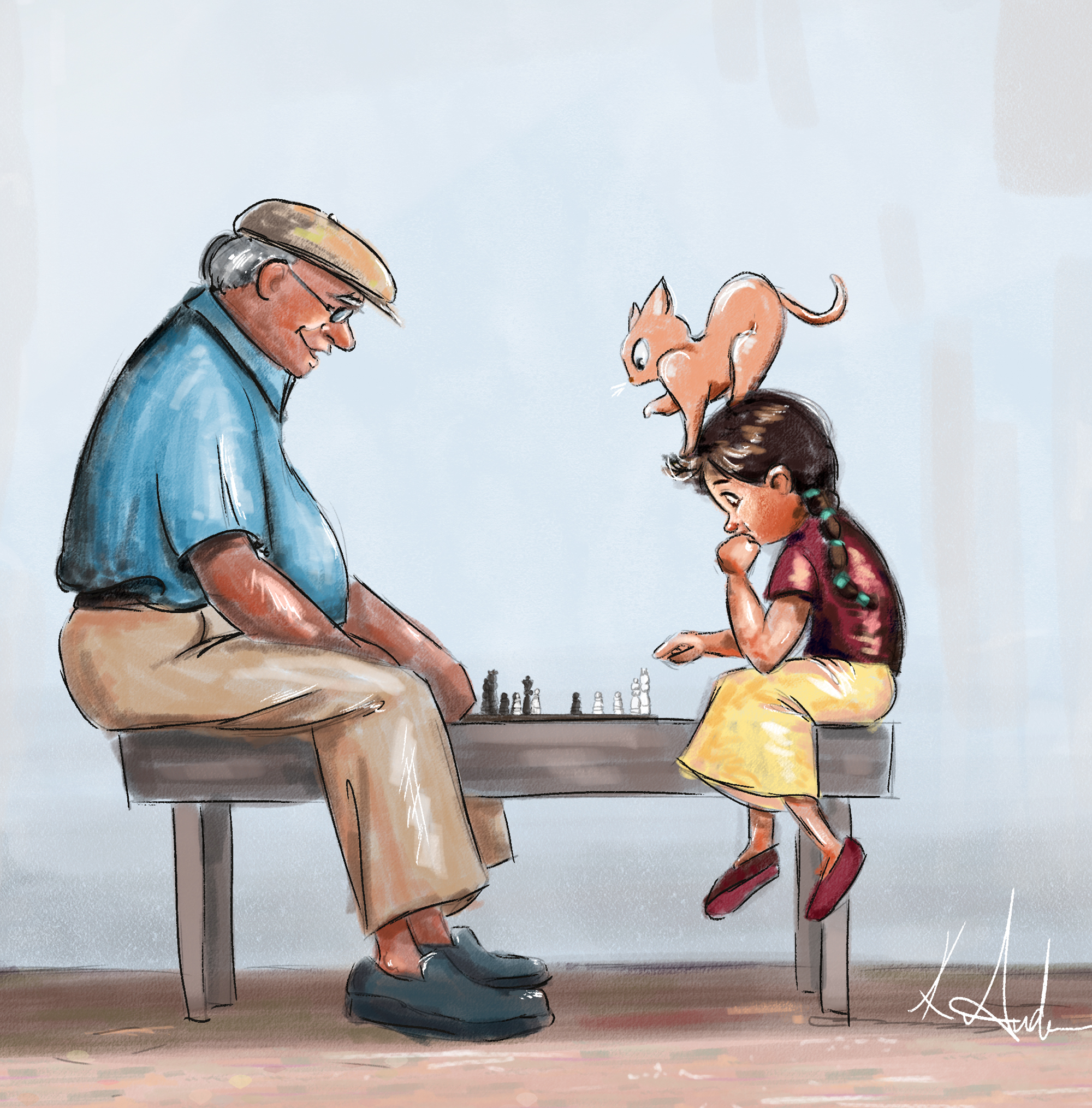 Illustration A Game of Chess