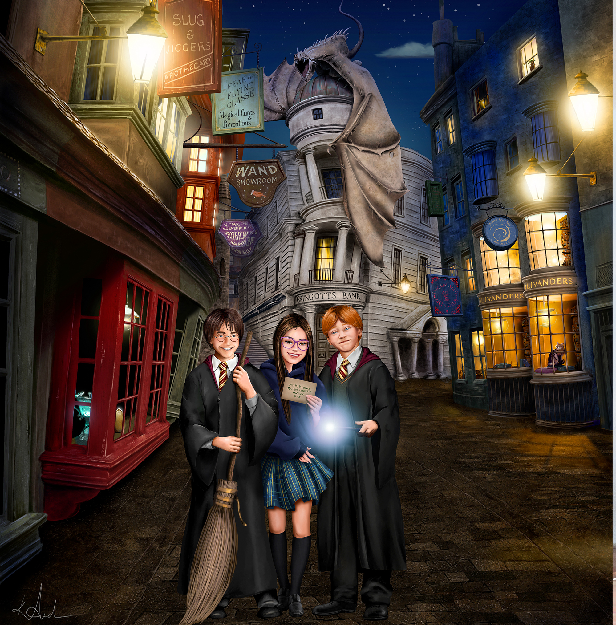 Diagon Alley magic world of wizardry wizards